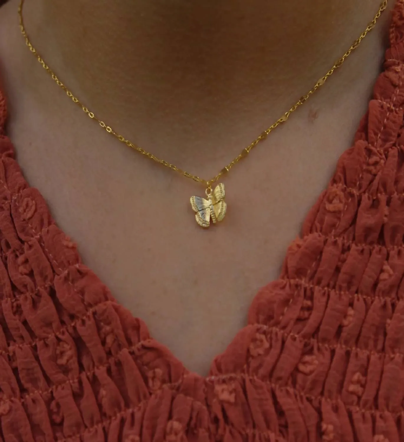 Alv Jewels - Women's Butterfly Choker Necklace