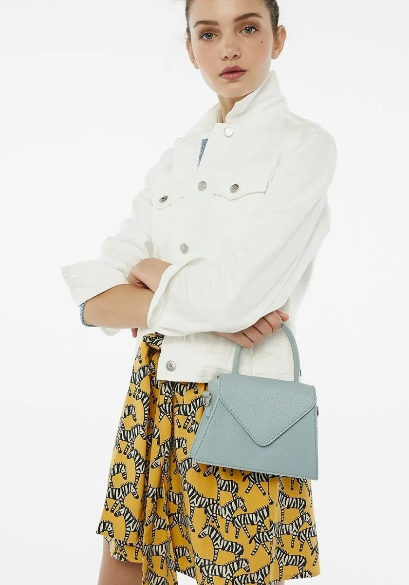 Baby Blue Cross Body Mini Tote Bag