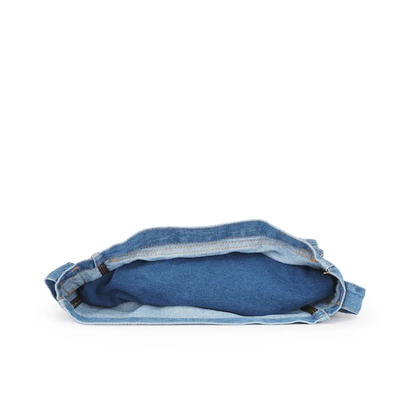 Denim Messenger Bag