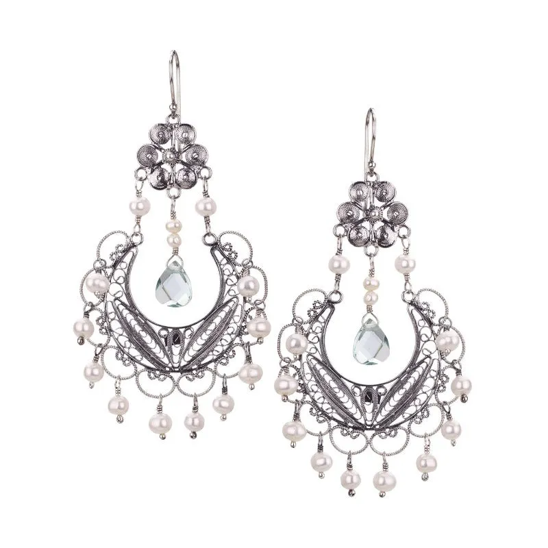 Frida chandelier earrings - aqua lemuria (3)