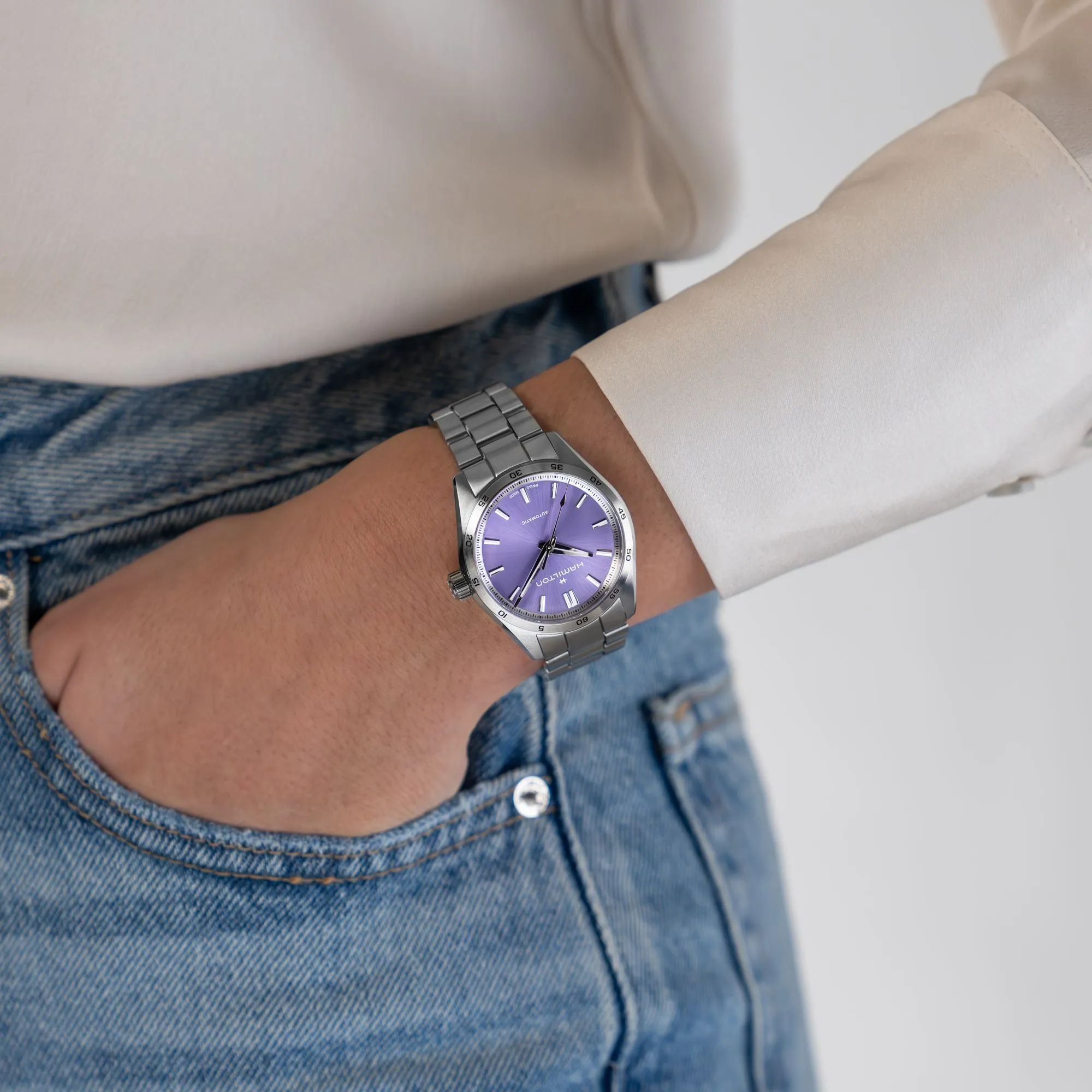 Jazzmaster Performer Auto Ladies Watch, 34mm - H36105170