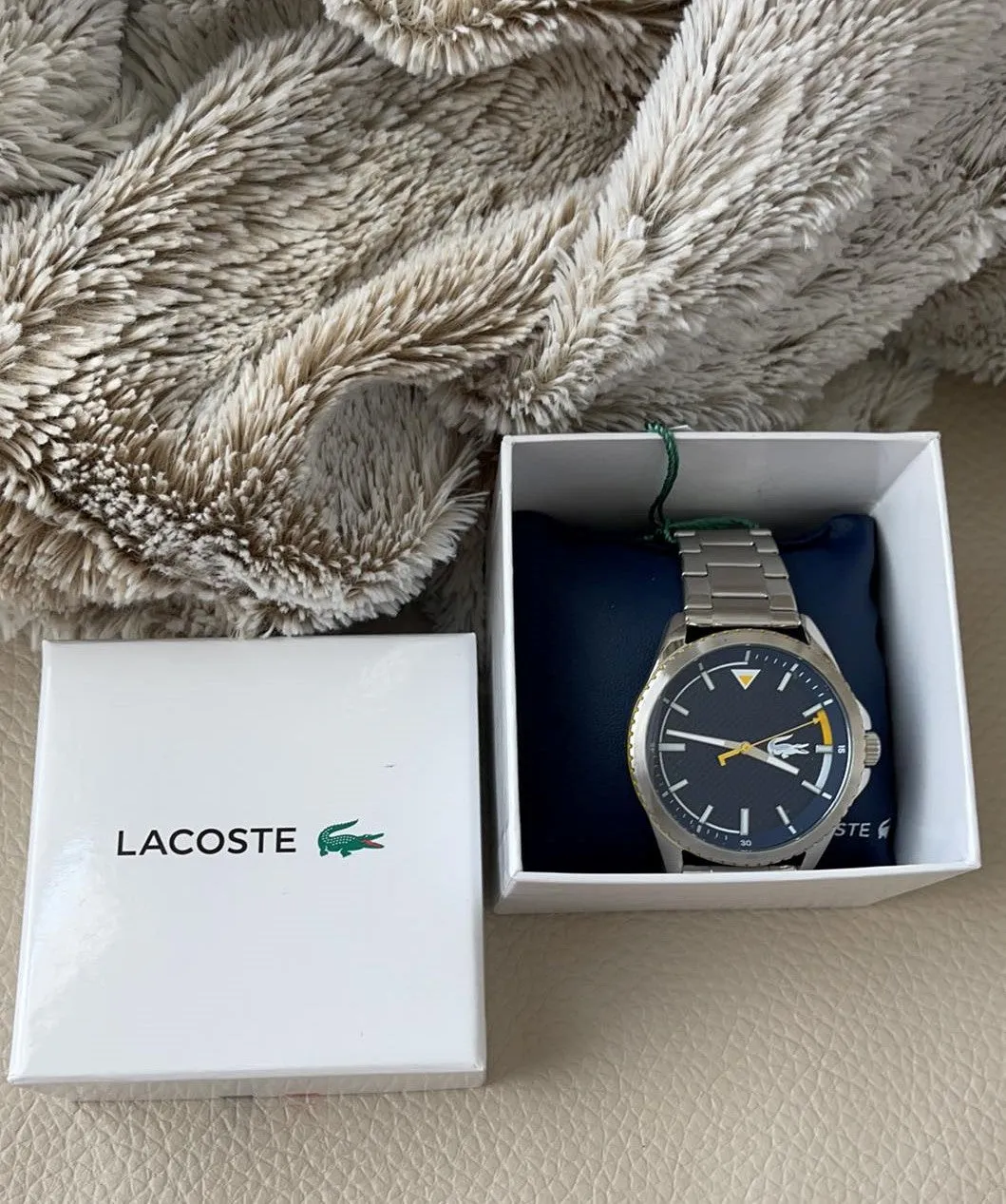Lacoste Cap Marino Stainless Steel Bracelet Watch 46.1mm in Silver (Metallic) for Men
