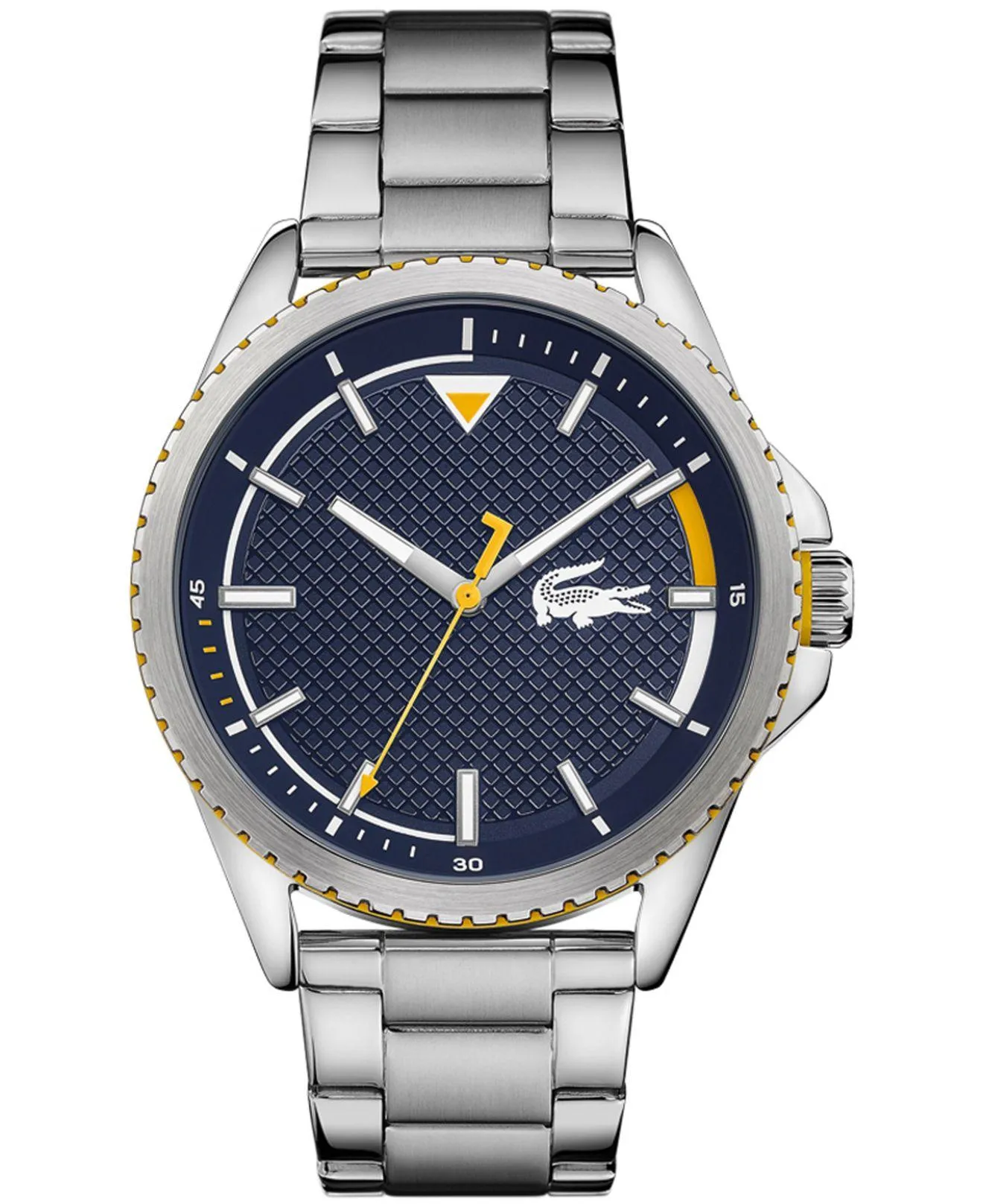 Lacoste Cap Marino Stainless Steel Bracelet Watch 46.1mm in Silver (Metallic) for Men