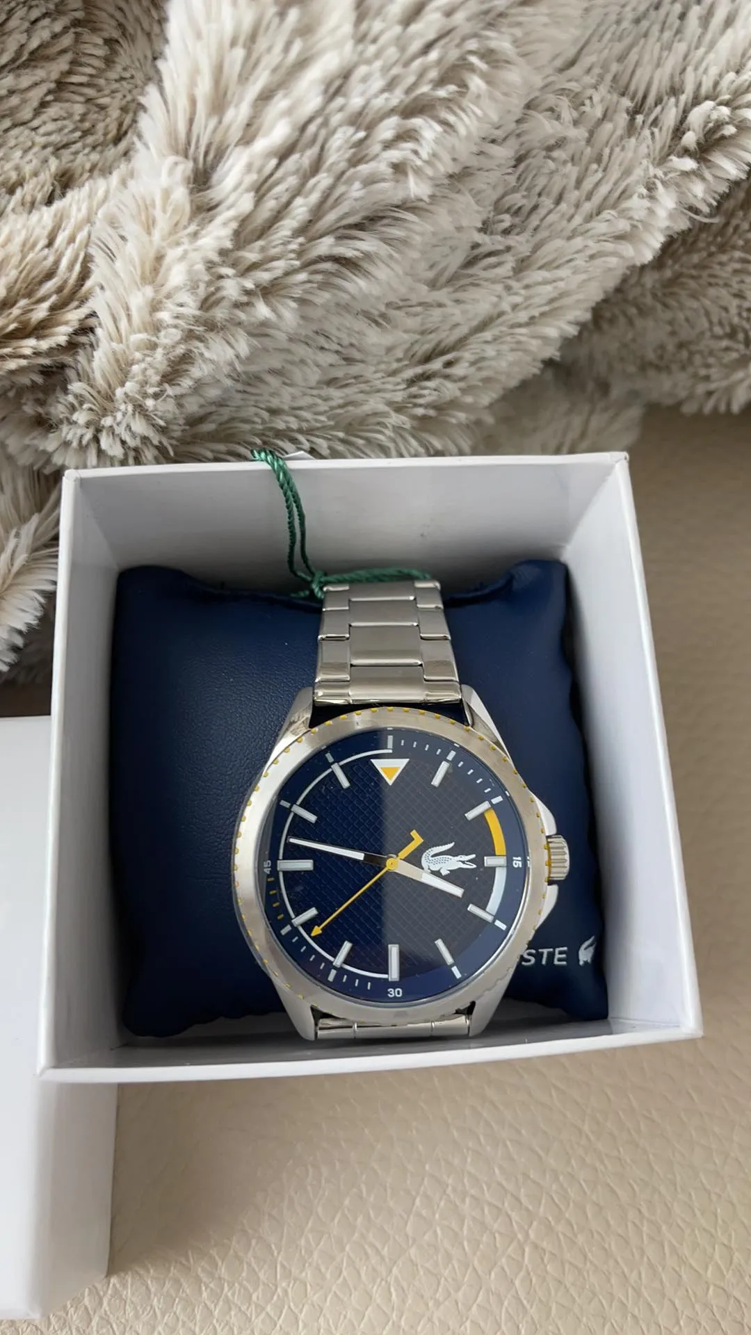 Lacoste Cap Marino Stainless Steel Bracelet Watch 46.1mm in Silver (Metallic) for Men