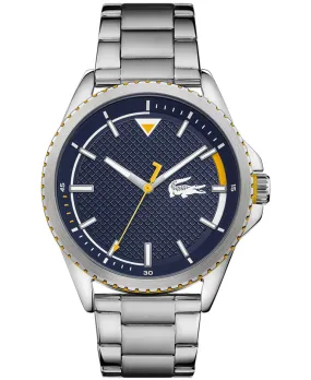 Lacoste Cap Marino Stainless Steel Bracelet Watch 46.1mm in Silver (Metallic) for Men