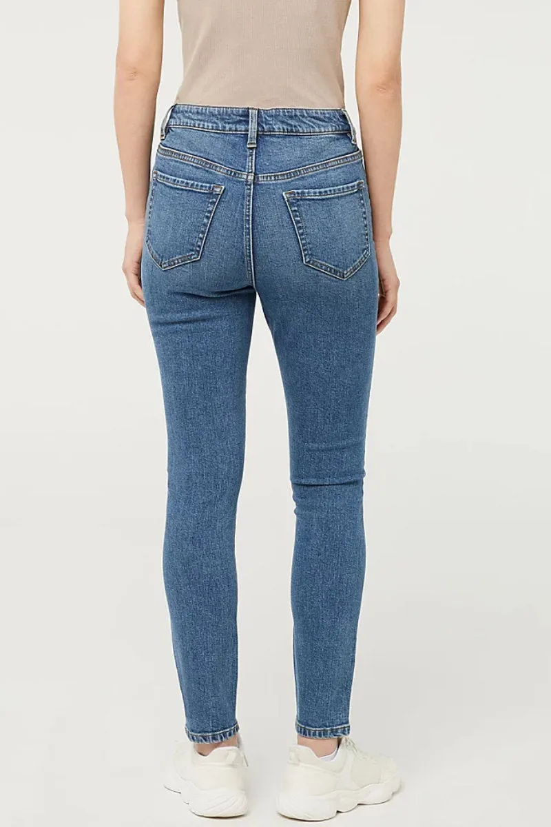 Ladies Blue Wash Ebony Skinny Jeans