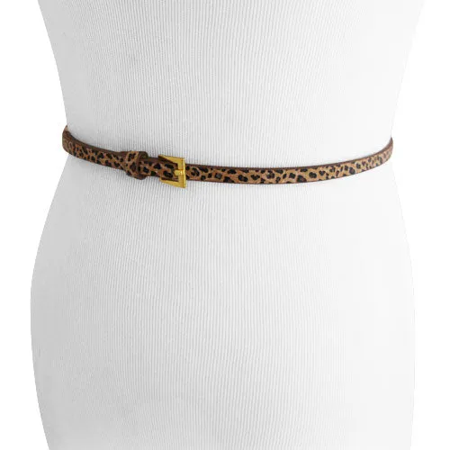Madden Girl - Ultra Thin Leopard Patterned Womens Belt