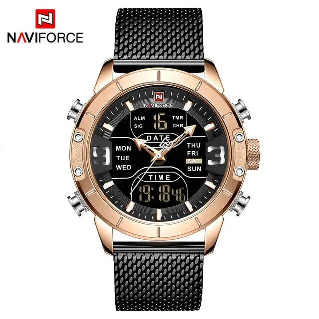 NAVIFORCE Luxury Brand Quartz  Men Watches