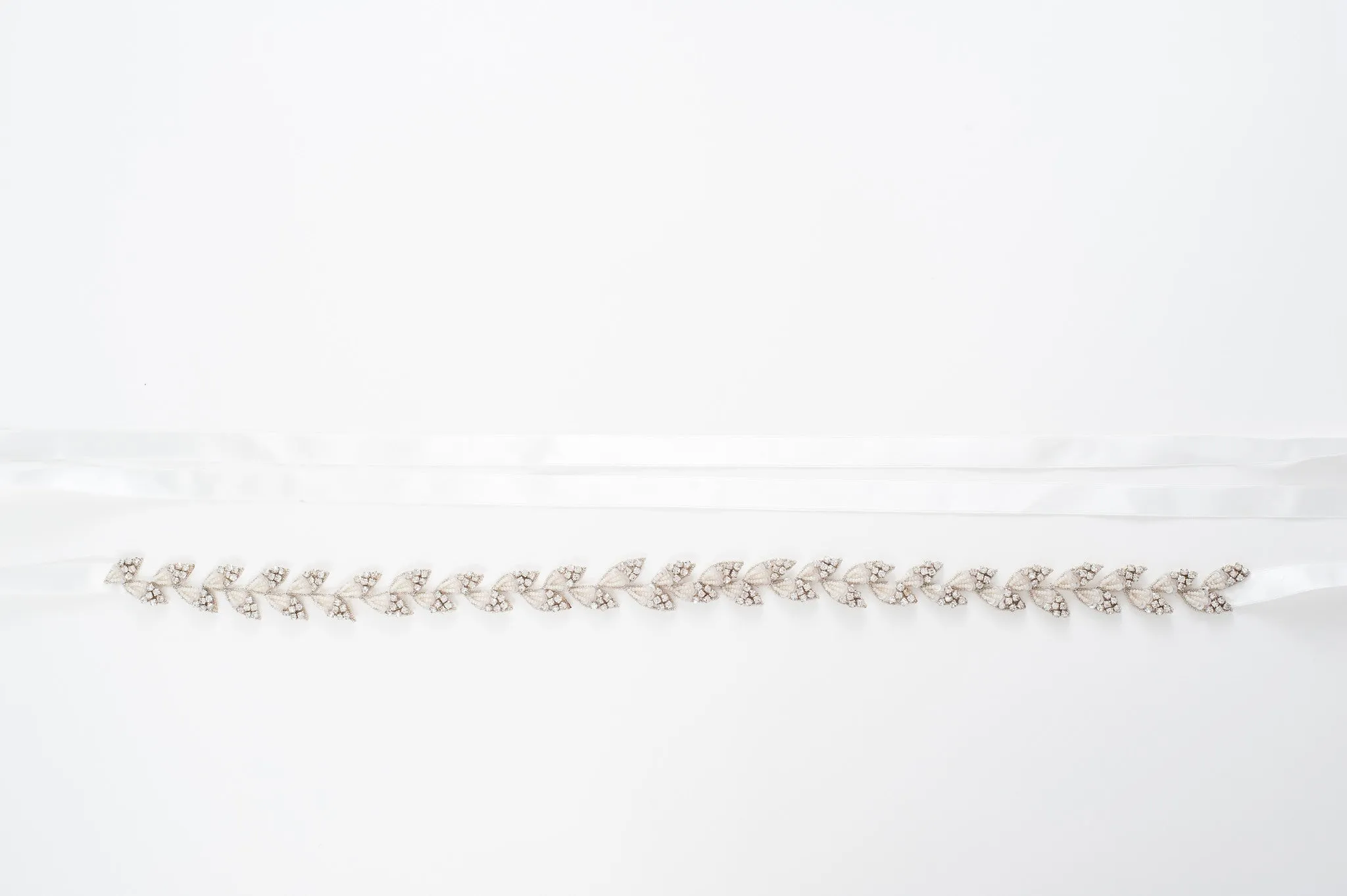 Skinny leaves sash SB160303 (As seen on BHLDN)