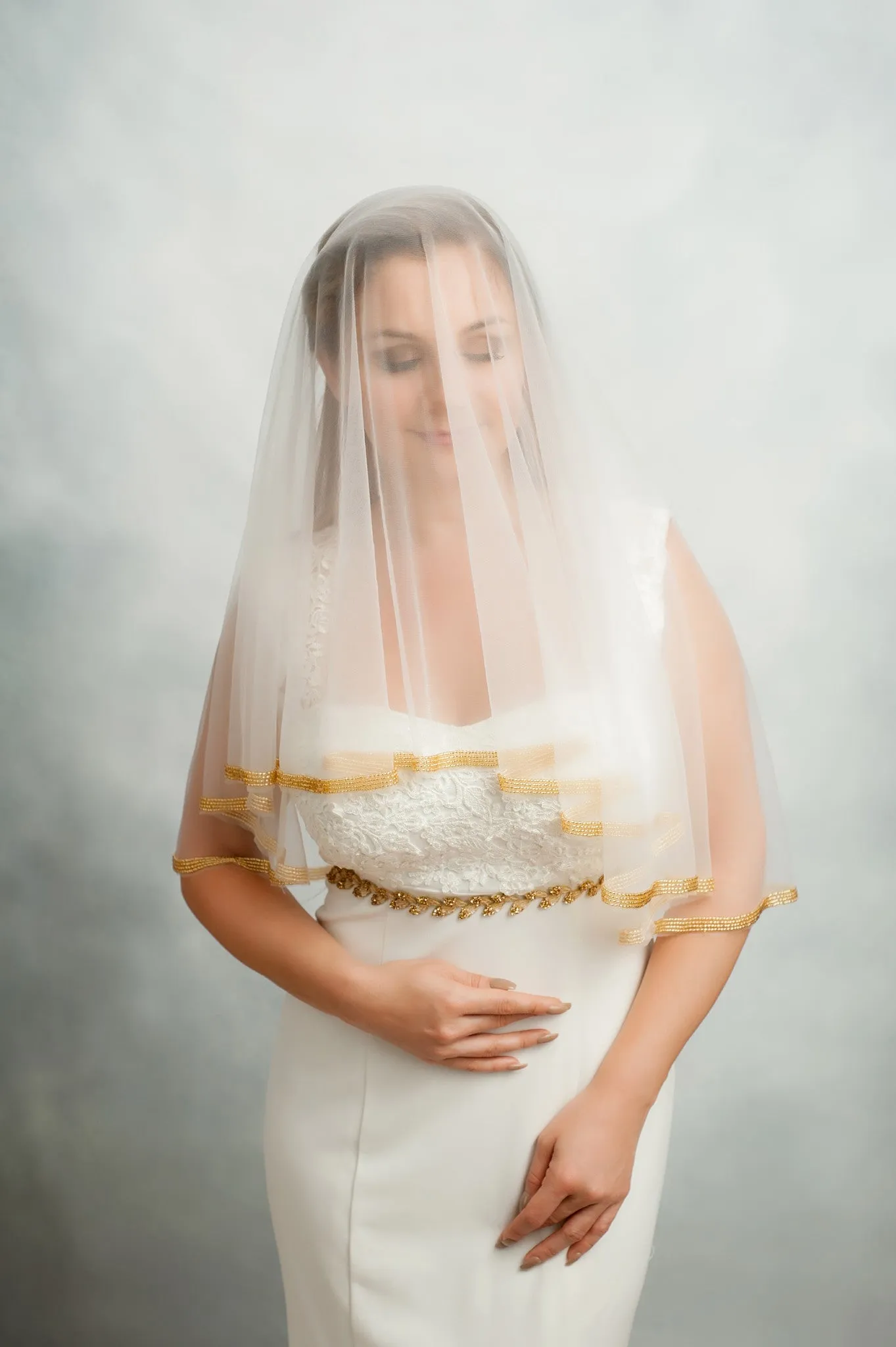 Skinny leaves sash SB160303 (As seen on BHLDN)