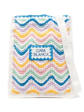wavy crochet cross body bag